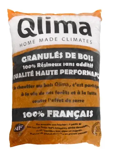 Granulés de bois résineux - Qlima - 15 kg Vente Flash