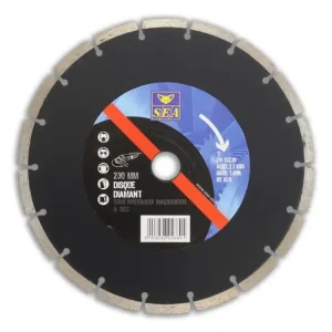 Disque diamant béton diamètre 230 mm Eco Prix Choc