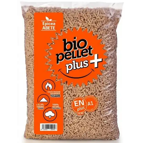Granulés de bois - Biopelletplus 72 En+A1 - 15 kg BIO PELLET Achetez Aujourd'hui