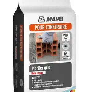 Populaire Mortier multi-usages gris - Sac 5kg MAPEI