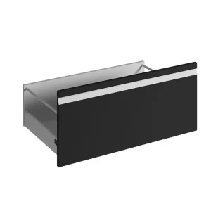 Façade tiroir avec poignée intégrée pour meuble de cuisine Ibiza noir mat 35 x 80 cm OFITRES Meilleure Vente