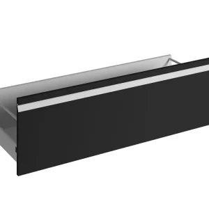 Nouvelle Collection Façade tiroir avec poignée intégrée pour meuble de cuisine Ibiza noir mat 35 x 120 cm OFITRES