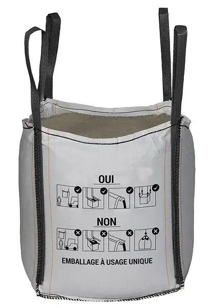 Expédié Aujourd'hui Sac Big bag 1/4m³ - Polypropylène - 500kg