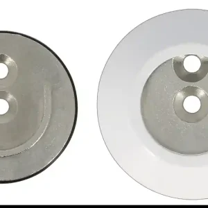 Must-Have Support mural métal avec bague amovible diam 25 mm Finition blanc MOBOIS