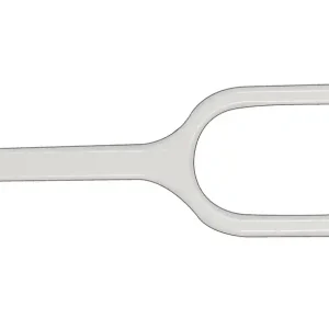 Support de barre de penderie ovale L 55 mm 30 x 15 mm Finition blanc par 2 - MOBOIS Soldes
