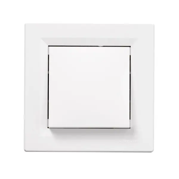 Bouton poussoir - Asfora - Blanc - 10A SCHNEIDER ELECTRIC Usine Directe