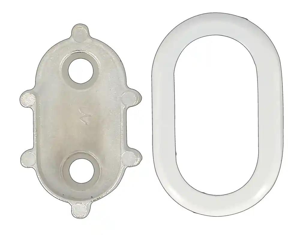 Support mural métal avec bague amovible 30 x 15 mm Finition blanc MOBOIS Solde