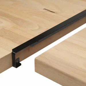 Profil de jonction d‘angle bord droit 38mm noir SPTD Retour Gratuit