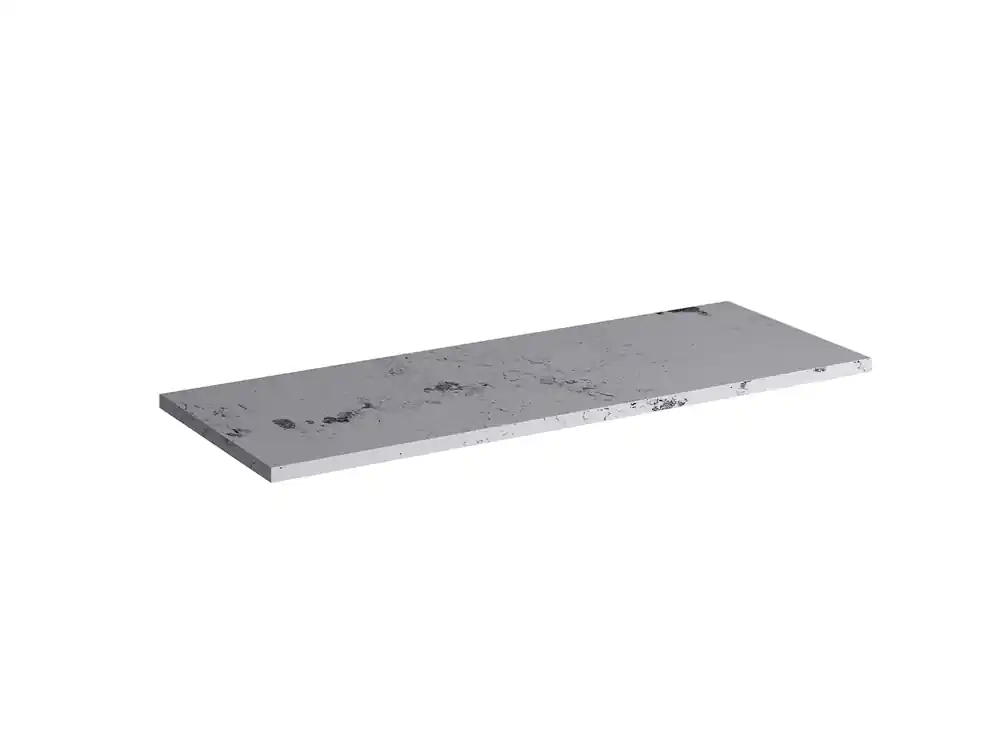 Authentique Tablette décorative Lotus béton mat 80 x 30 cm OFITRES