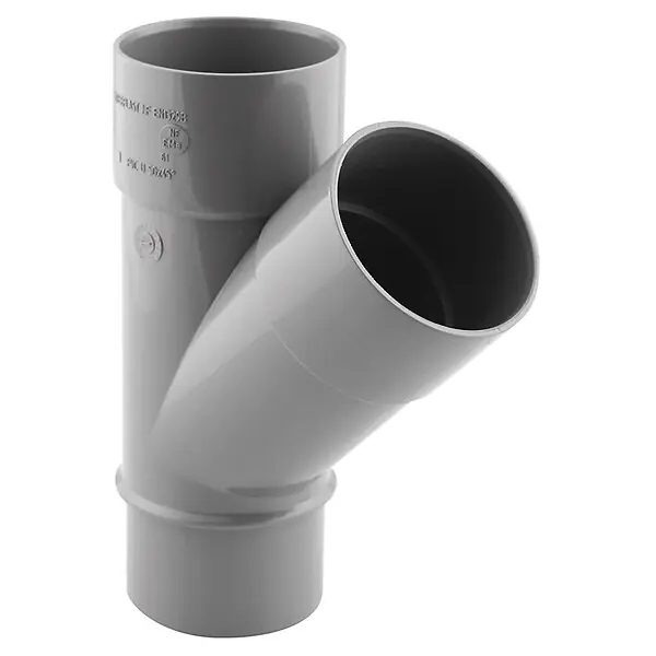 Culotte PVC évacuation 45 mâle/femelle - D.50 FITT Populaire