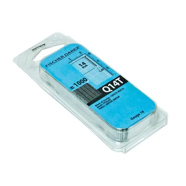 Affaire À Saisir Lot de 1000 pointes de finition tête Q - acier - 14mm FISCHER DAREX