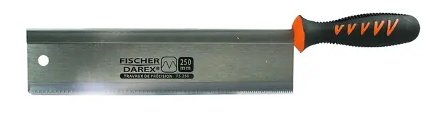 Bon Marché Scie à dos droite - Lame acier - 250mm - Denture 60° FISCHER DAREX