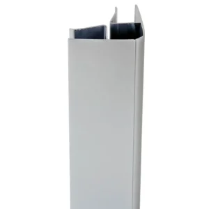 Bon Marché Kit angle universel alu H150 cm pour plinthe.