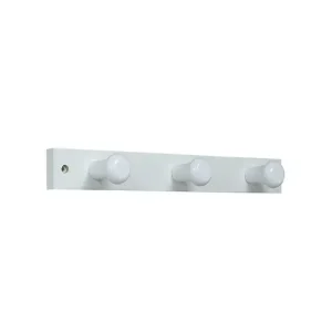 Portemanteau à fixer Soft - Blanc - 3 têtes CIE D/BOIS Offre Spéciale