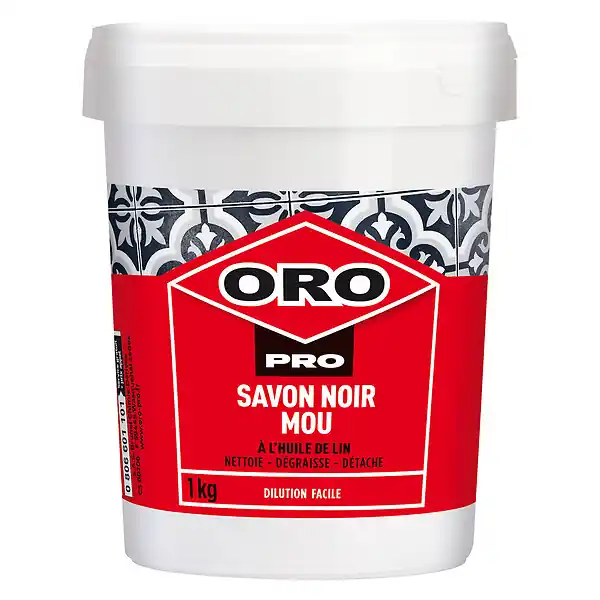 Meilleur Prix Savon noir mou - Huile de lin - 1Kg ORO PRO