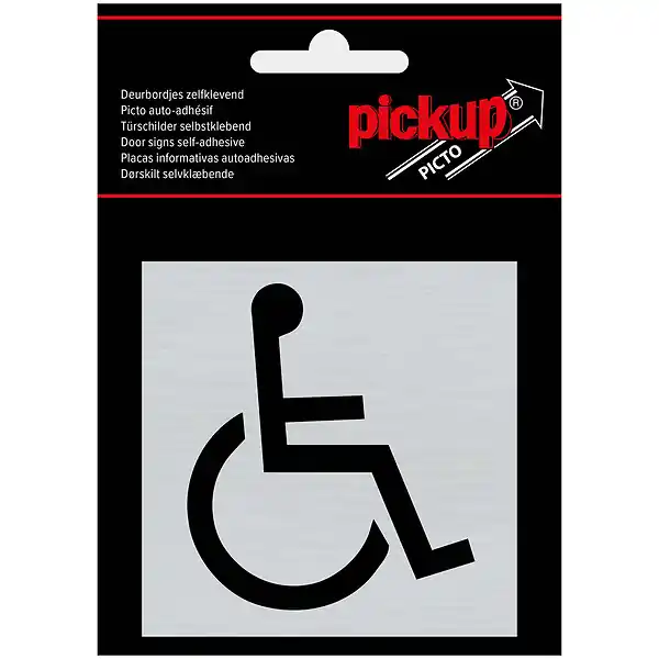 Acheter Direct Route Alu picto 8x8cm Handicapés PICKUP