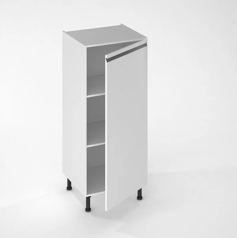 Façade pour demi-colonne de cuisine Ibiza blanche 130 x 60 cm OFITRES Bon Plan