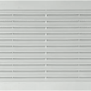 Réduction Grille d‘aération à encastrer PVC - Blanc - l.186xH.334mm AUTOGYRE