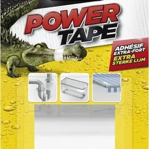 Marque Ruban adhésif de réparation toilé - Power Tape - Blanc - 5m PATTEX