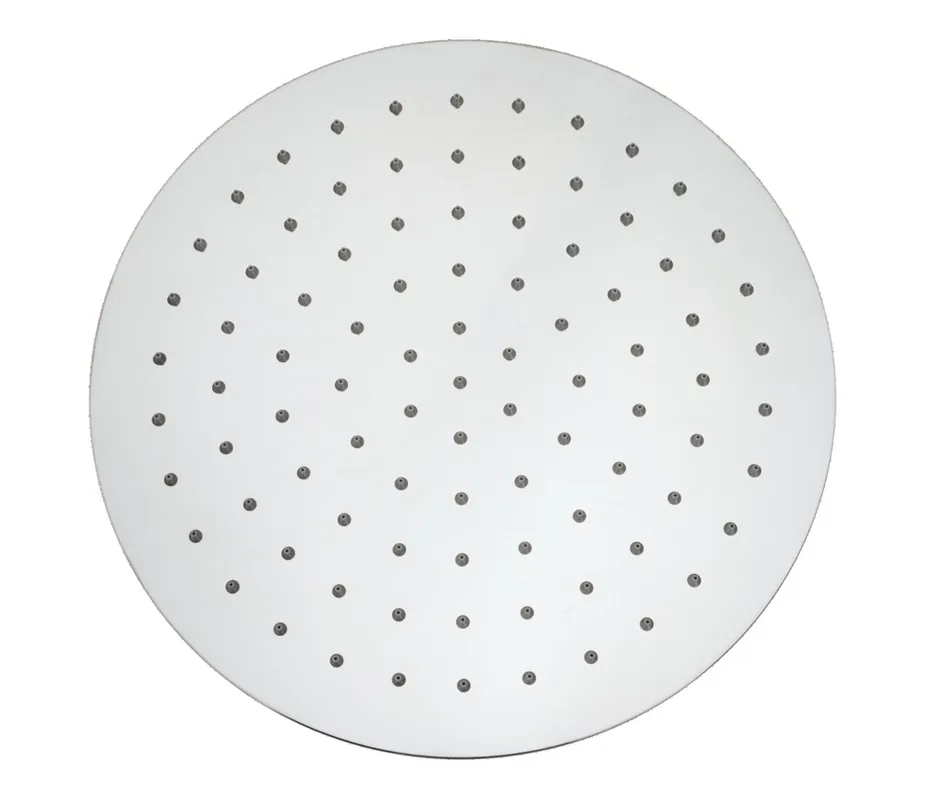 Prix Choc Tête de douche ronde extra plate en inox chromée 300 mm Inoxa ESSEBAGNO