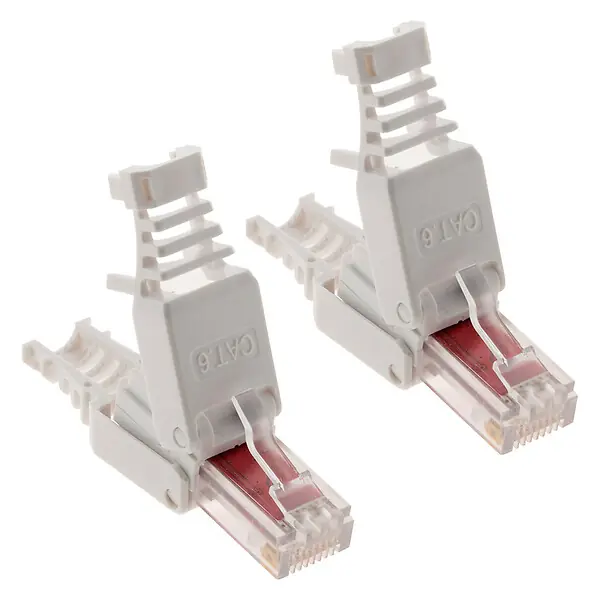Nouveauté Lot de 10 fiches RJ45 CAT 6 sans outil - Zenitech