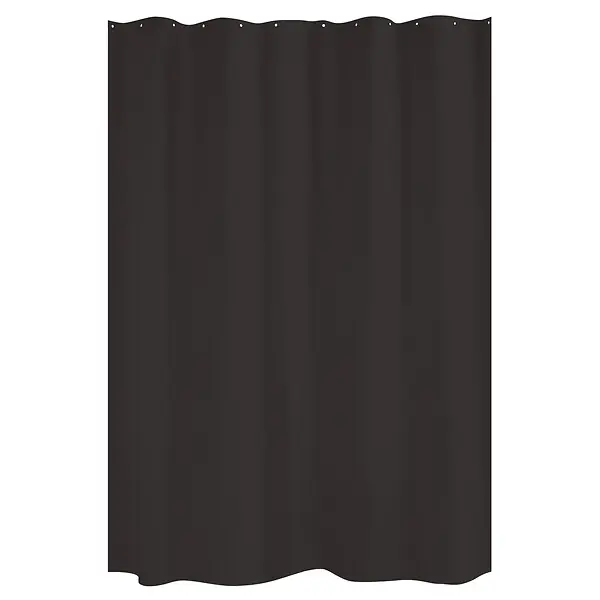Paiement Sécurisé Rideau de douche polyester Trendy - Noir - 180x200cm GELCO