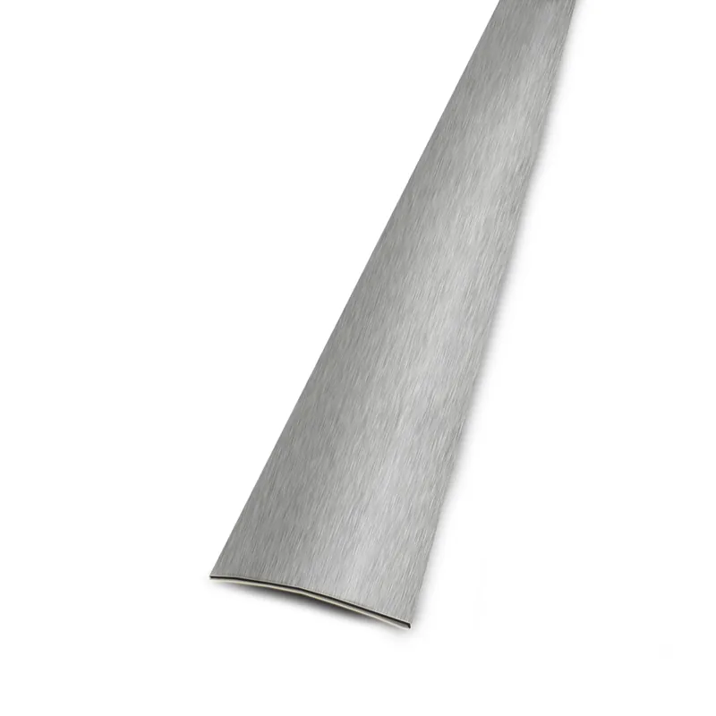Barre de seuil plat adhésif inox brossé 3 x 83 cm GERFLOR Vente Flash