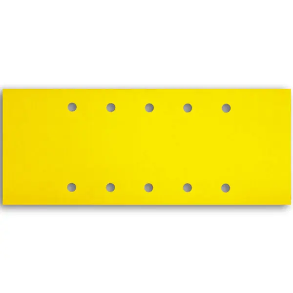 Patins abrasifs PR33 JAUNE+ - 115x280mm perfo 2x5 - Grain 40 SEA Produit De Marque