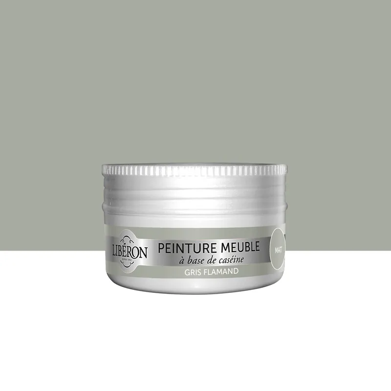 Peinture meuble bois à la caséine mat gris flamand 75 ml LIBERON Bon Plan