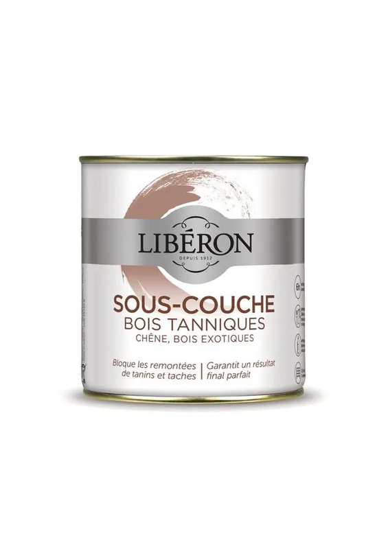 Sous couche spéciale bois tannique et exotique 0,5 litre LIBERON Vente Directe