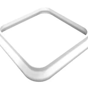 Cache platine PVC blanc pour poteau 80x80 mm - Lot de 5 MOREY Satisfait Ou Remboursé