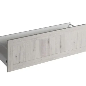 Façade tiroir à cadre effet bois blanchi pour meuble de cuisine Quadro ANV-01 OAK 35 x 120 cm OFITRES Nouvel Arrivage