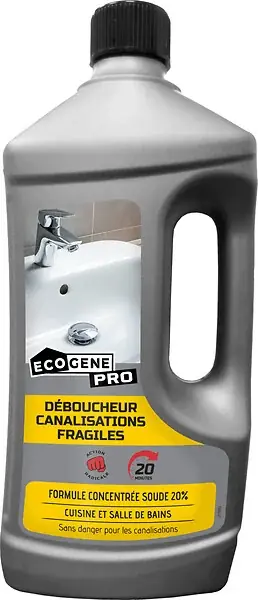 Déboucheur canalisations fragiles ECOGENE PRO - PVC - 1L Petit Prix