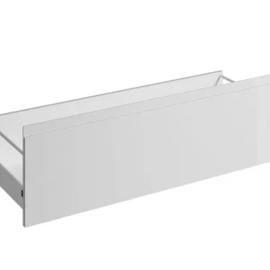 Livraison Express Façade tiroir avec poignée intégrée pour meuble de cuisine Glossy blanc brillant 35 x 120 cm OFITRES