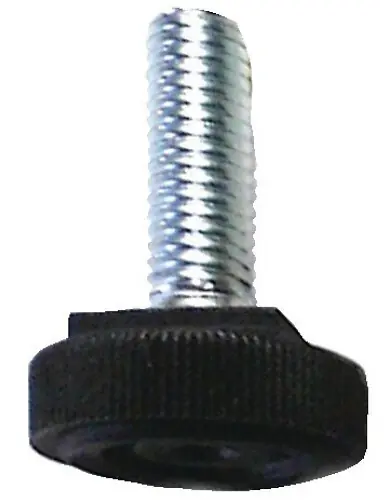 Vérin plastique noir diamètre 30mm tige 10mm unité - STRAUSS - 236230 Nouveauté