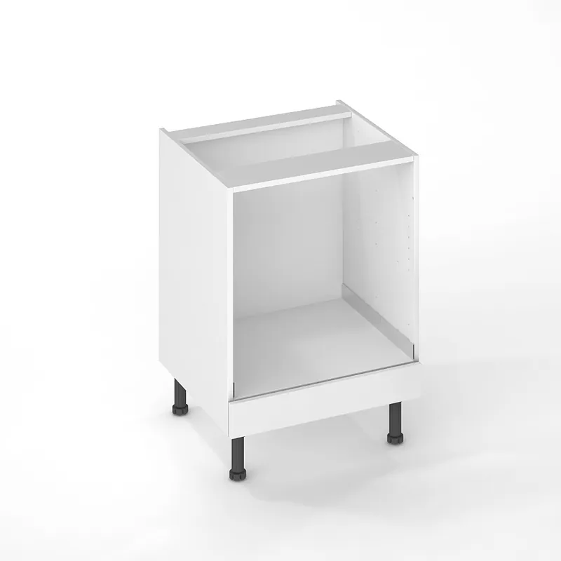 Usine Directe Bandeau bas four pour meuble de cuisine Ibiza blanche 10 x 60 cm OFITRES