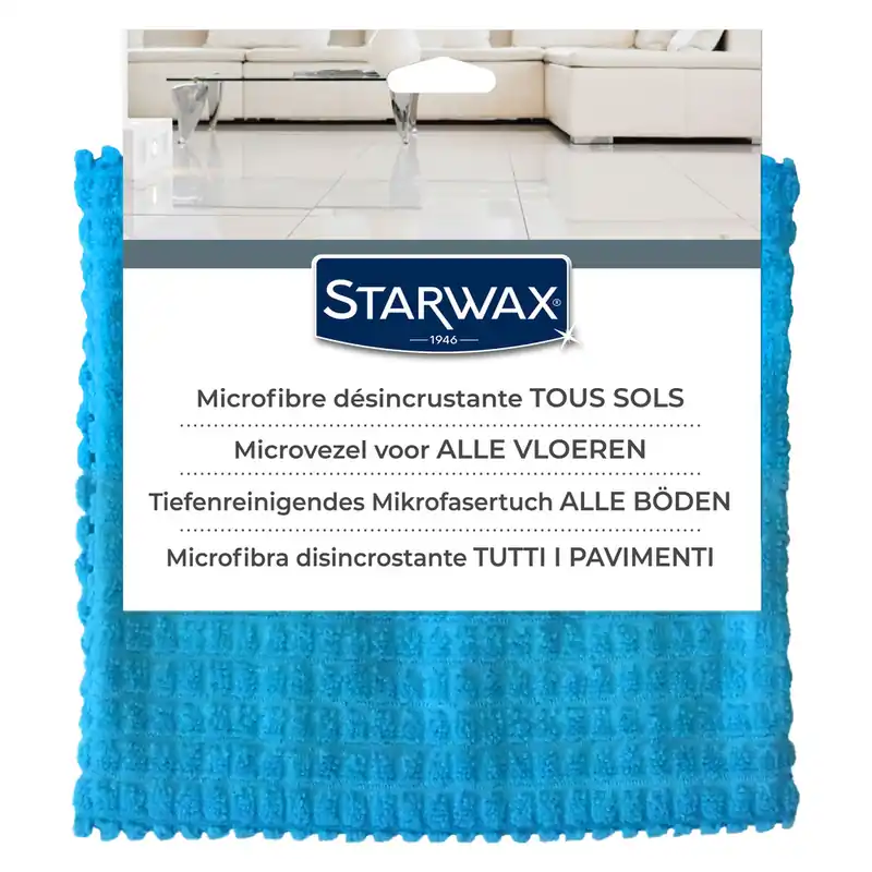 Serpillière microfibre désincrustante STARWAX Haute Qualité