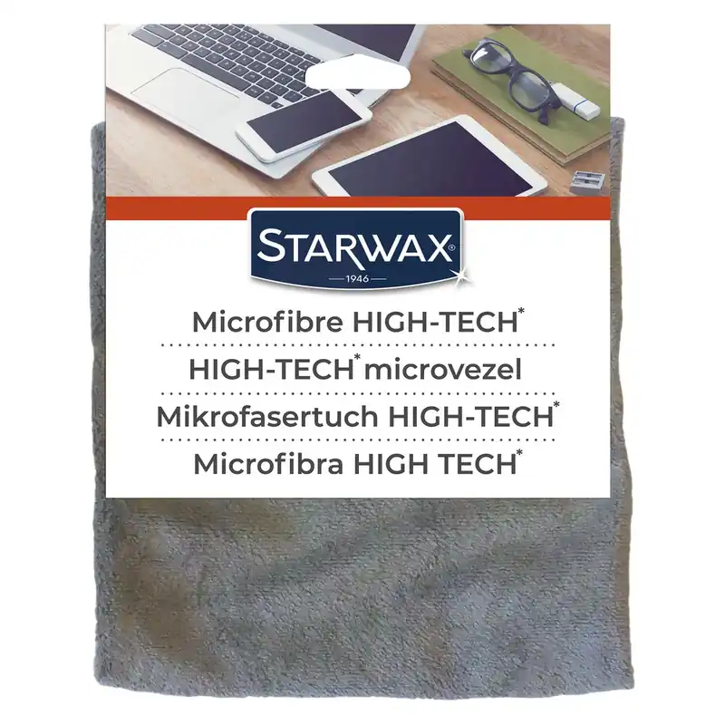 Offre Du Jour Lavette microfibre spéciale surface high tech STARWAX