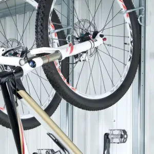 Supports de vélo 185 cm par 2 pour abri Panorama BIOHORT Livraison à domicile incluse Prix Cassé