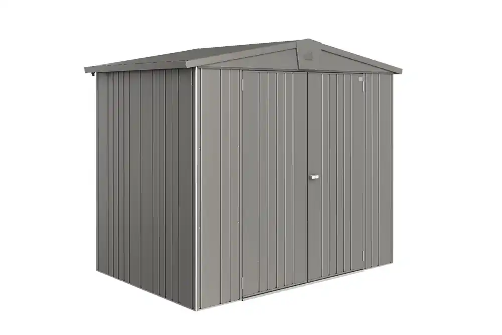 Retour Gratuit Abri de jardin en métal Europa 3.33 m² gris quartz Taille 3 BIOHORT Livraison à domicile incluse