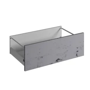 Façade tiroir pour meuble de cuisine Lotus béton mat 27,6 x 80 cm OFITRES Remise