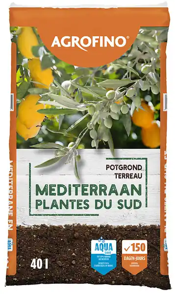 Vente Directe Terreau plantes méditerranéennes - 40L AGROFINO