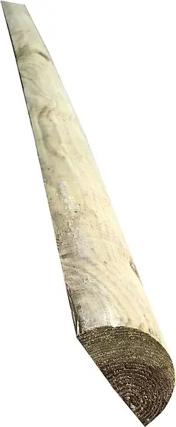 Haute Qualité Traverse demi-ronde 5x250cm - Bois traité SOLID