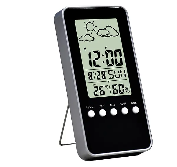 Station météo intérieure First - Noir CHACON Réduction