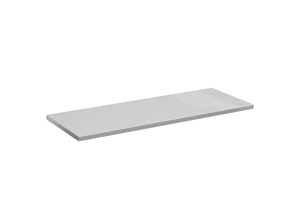 Nouvelle Collection Tablette décorative Cristal blanche 80 x 30 cm OFITRES