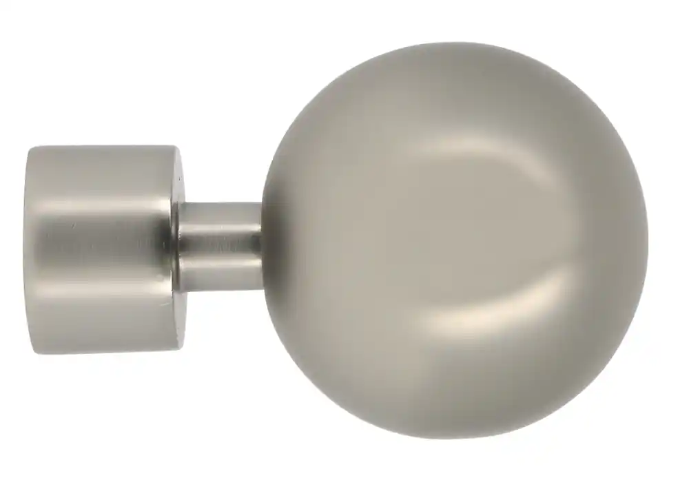 Embout boule Delia diam 20 mm Finition Nickel - MOBOIS Nouvel Arrivage