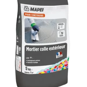 Remise Mortier colle extérieur blanc 5 kg MAPEI