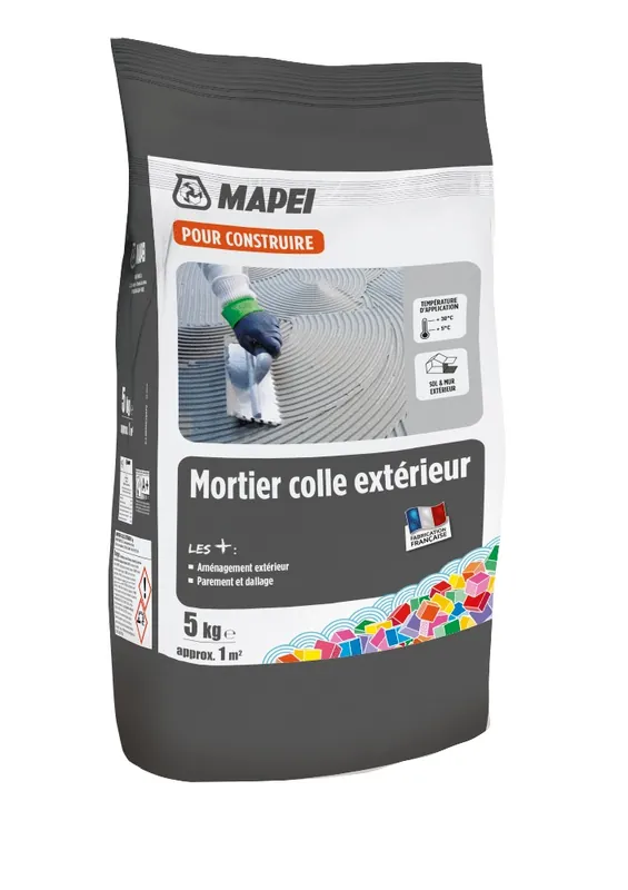 Remise Mortier colle extérieur blanc 5 kg MAPEI