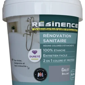 Résine de Rénovation pour sanitaire galet brillant 250 ml RESINENCE Prix Réduit