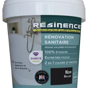 Résine de Rénovation pour sanitaire noir brillant 250 ml RESINENCE Nouveauté
